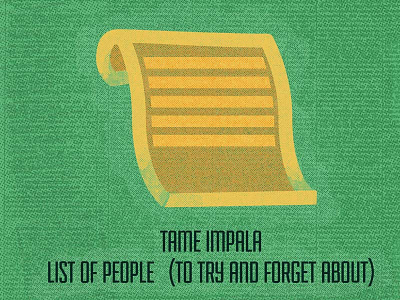 Tame Impala album halftone list list of people tame impala texture