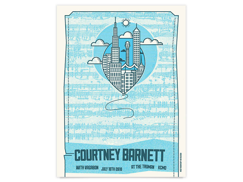 Courtneybarnett postermock dribbble