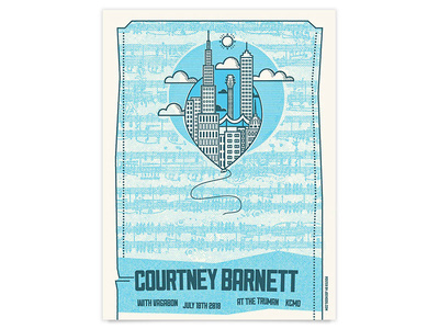 Courtney Barnett Gig Poster