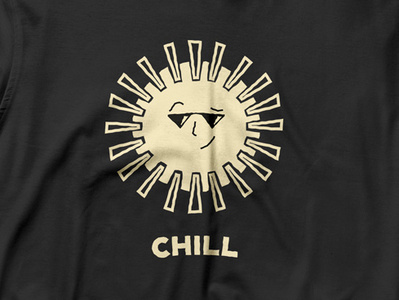 Chill Shirt hoodie printmaking screen print season seasonal seasons shirt summer sun t shirt winter