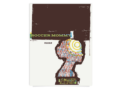 Soccer Mommy Poster band art band poster gig poster poster print printmaking screen print soccer mommy texture woodcut