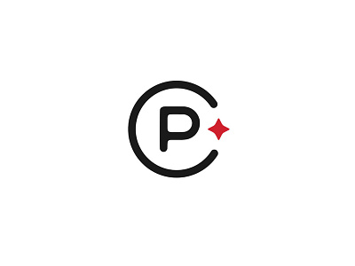 Creative Punch Personal Branding branding circle cp design logo personal brand star