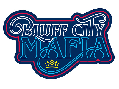 Bluff City Mafia Neon Logo