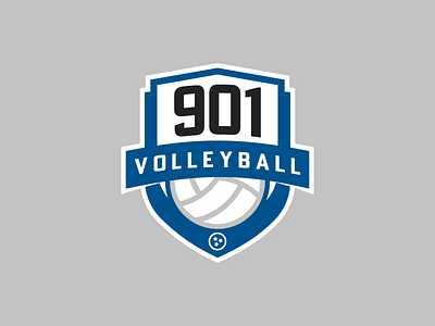 901 Volleyball Crest