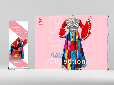 Stand banner & Poster design afg afghani banner bannerdesign branding design dress dursa gandhafghani graphic design logo poster posterdesign rangsar stand standbanner