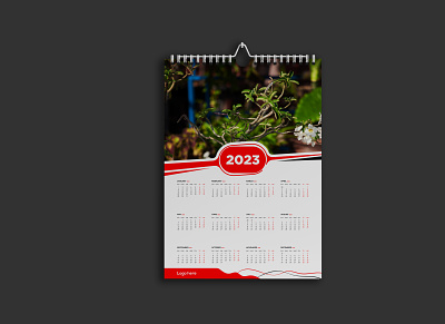 Calendar 2023, New year 12 month 2023 a4 background branding business calendar calendar 2023 company design graphic design illustration logo modern new year presentation print simple vector