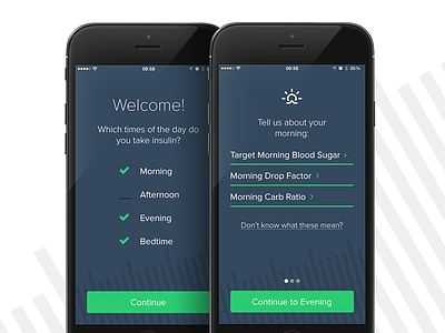 Plungr - Welcome Screen app apple diabetes diabetic ios iphone mobile plungr type 1 ui ux