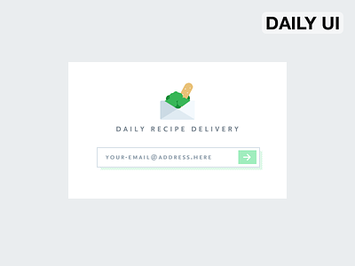 DailyUI - Subscribe dailyui subscribe ui ux