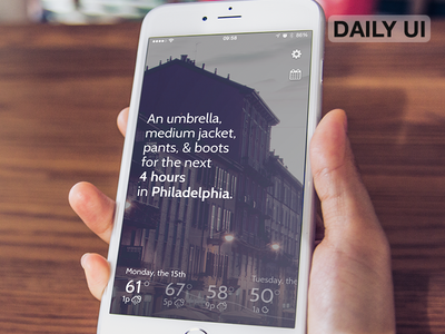 DailyUI - 037 - Weather