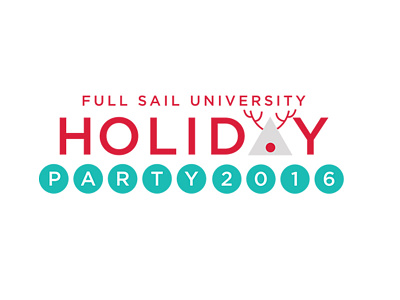 Full Sail University Holiday Party Logo holiday logo party