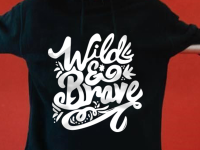 Hand lettering t-shirt design