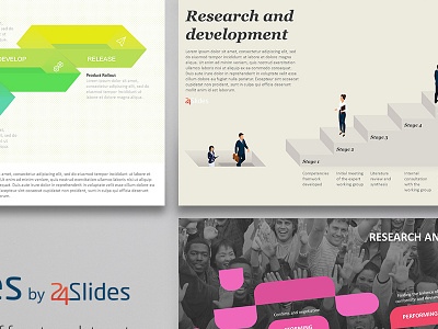 Research Stage Slide Template | Free Download branding branding strategy corporate design design free modern presentation design presentation layout presenting templates