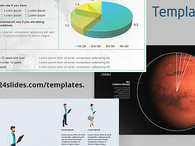 Science Pie Graph Templates | Free Download branding strategy corporate identity free google slides graphic design keynote powerpoint presentations presenting