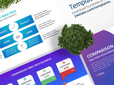 Comparison Business Development Template | Free Download corporatebranding corporateidentity design download free graphicdesign powerpoint presentationdesign presenting