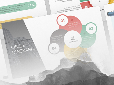 Circle Diagram PowerPoint Template | Free Download branding brandingstrategy corporatedesign download modern powerpoint presentationdesign presentations templates