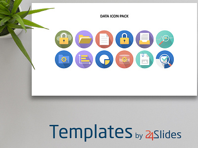 Data Icon Pack Template | Free Download 24slides branding brandingstrategy corporatebranding corporateidentity modern powerpoint presentationdesign presentationlayout presenting
