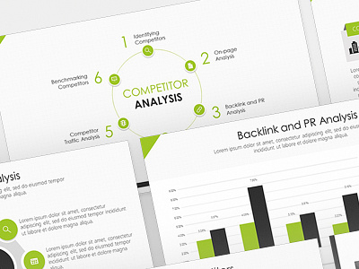 Competitor Analysis PowerPoint Template | Free Download branding brandingstrategy corporatebranding corporatedesign design free googleslides presentationdesign presentations