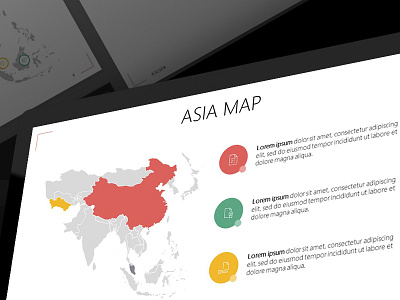 Asia Map Presentation Template | Free Download brandingstrategy corporatebranding corporatedesign corporateidentity download free keynote modern presenting