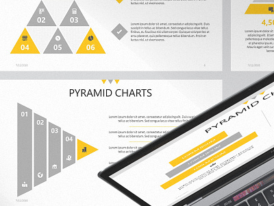 Pyramid Chart Presentation Template | Free Download