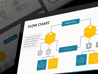 Flow Chart Presentation Template | Free Download 24slides brandingstrategy corporatebranding download free graphicdesign powerpoint presentationdesign presenting