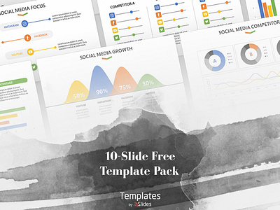 Social Media Analysis PowerPoint Template | Free Download 24slides corporatebranding corporateidentity free keynote modern presentationdesign presentationlayout presentations presenting