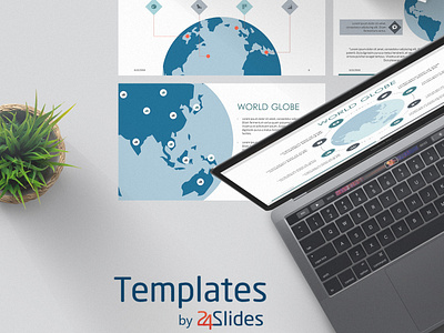 World Globe Presentation Template | Free Download 24slides branding corporateidentity design powerpoint presentationdesign presentationlayout presentations templates