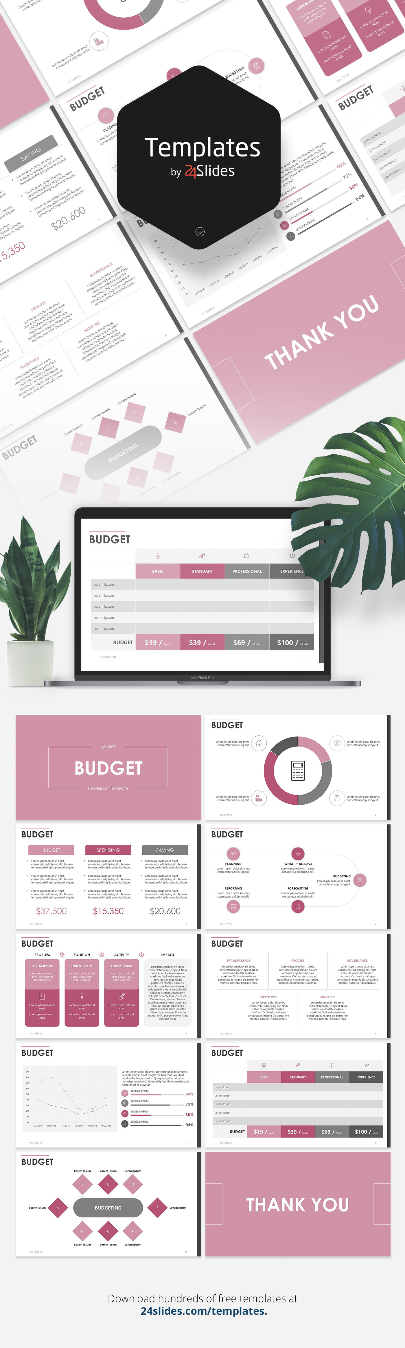  Budget Presentation Template Free Download By 24Slides On Dribbble