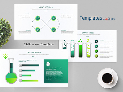 Science Graphs PowerPoint Template | Free Download branding corporatebranding corporateidentity design download googleslides keynote presentationlayout presenting