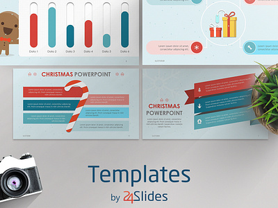 Christmas Theme Presentation Template | Free Download 24slides brandingstrategy download graphicdesign keynote powerpoint presentationdesign presentationlayout presentations presenting
