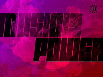 Music is power acidhouse brand branding design dj house housemusic music photoshop typography