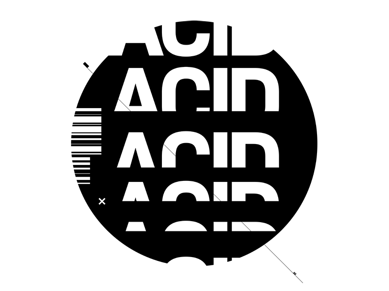 Acid Drop acid house graphic design house music minimal tshirt