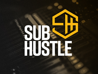 SUBHUSTLE Logo Mock 2 brand branding clothing icon logo music