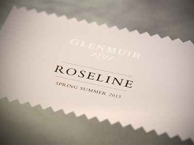Glenmuir Roseline Spring Summer 2013 brochure print