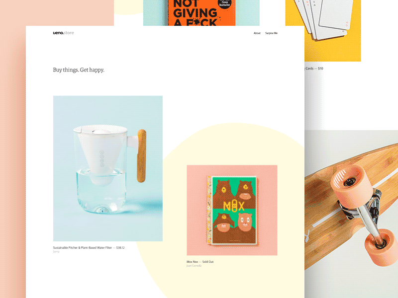 Ueno.store ๐ Grand Opening ๐ money curated ecommerce amazon buy shop store ueno