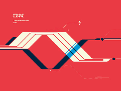 IBM Data Vis Guidelines bee data vis design ibm patrick lowden red shape viz