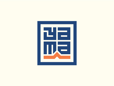 Project Yama blue ibm identity logo mountain orange yama