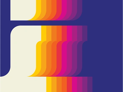 iiiiiiiiii 36days i i patrick lowden rainbow retro type typography