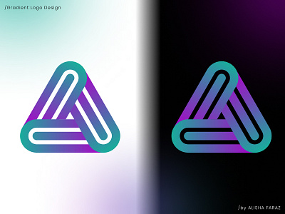 Gradient Logo Design design figma gradient graphic design illustration logo personal project ui vector