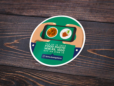 Sticker contest food illustration sticker