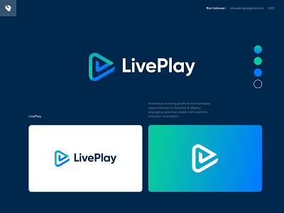 LivePlay logo design
