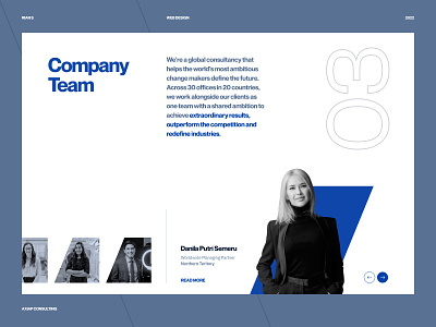 Axiap Consulting - Team section by Rian | neuwebz© on Dribbble