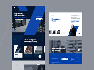 Axiap Consulting Homepage - Full version agency web alignment banking business web capital consultancy web corporate web enterprise figma footer grid landing page minimal sections services testimonials typography ui design web design