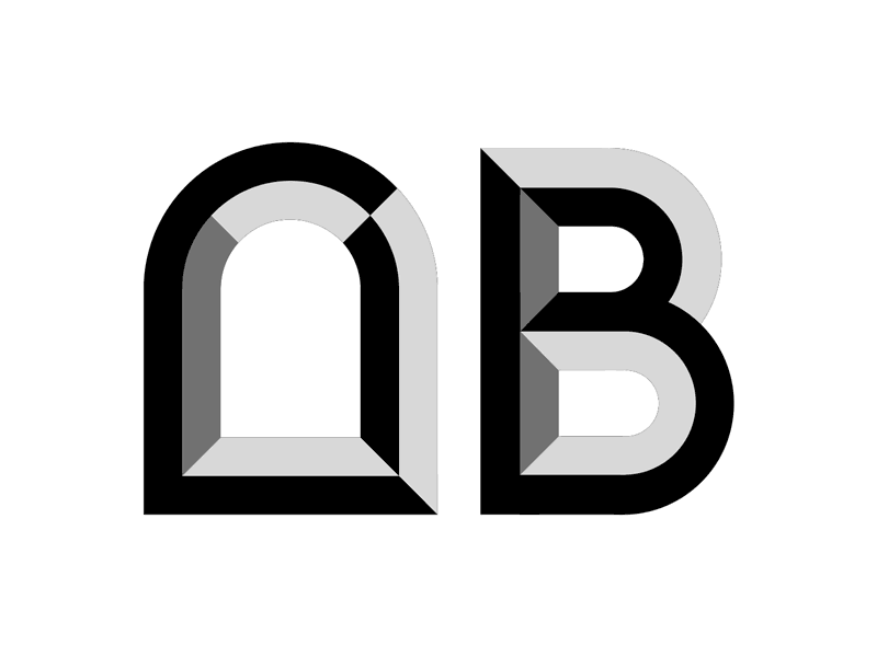 Arkitekt & Byggservice logotype architecture firm logo logo animation typography