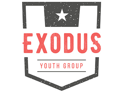 Exodus Youth Group Logo bible branding christian logo exodus logo youth group youth ministry