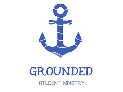 Grounded Student Ministry Logo anchor christian faith faith based grounded holy spirit jesus spirit student ministry waves youth group youth ministry