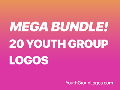 20 Youth Group Logos Mega Bundle Download