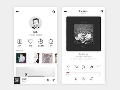 Daily UI music player