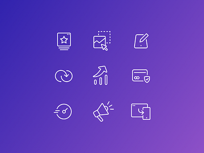 Site Builder Icons Set