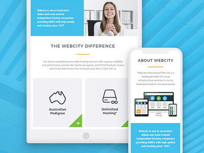 Webcity cyan design devices responsive web webcity webdesign website