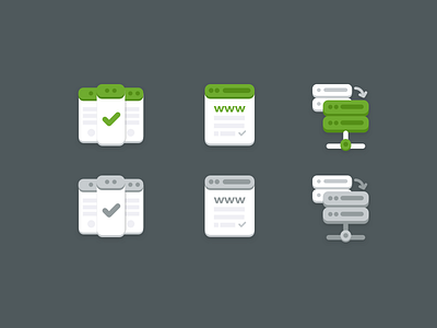 Web Hosting Transfer icons choose flat hosting icons plans server transfer web www